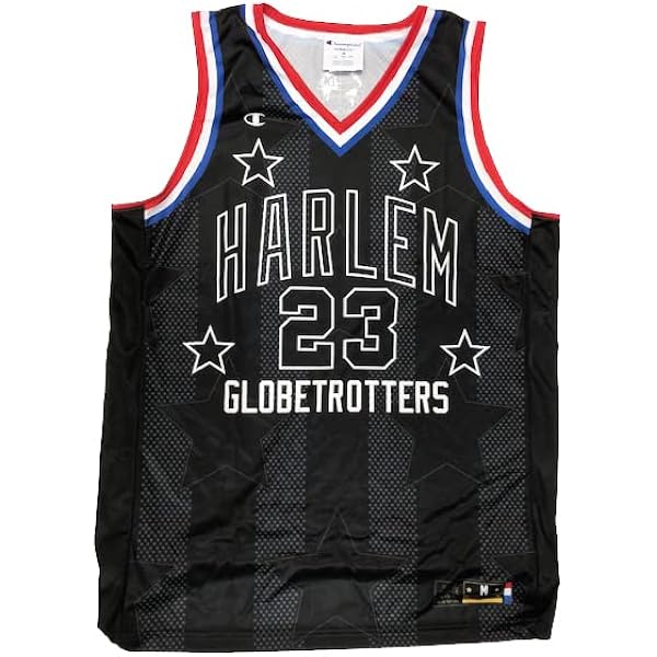 Amazon.com: Harlem Globetrotters Wham #40 Black Replica Jersey by